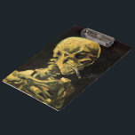 Cigarette van Vincent van Gogh Klembord<br><div class="desc">De schedel met Burning Cigarette van Vincent van Gogh is een fijne kunstpost van impressionisme, die nog steeds het leven schildert. Een portret van het roken van het menselijk skelet. Geweldig afbeelding voor antirookproducten. Roken doodt elk jaar 1.000 mensen, helpt iemand om vandaag met roken te stoppen. Geweldig afbeelding voor...</div>