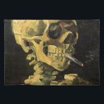 Cigarette van Vincent van Gogh Placemat<br><div class="desc">De schedel met Burning Cigarette van Vincent van Gogh is een fijne kunstpost van impressionisme, die nog steeds het leven schildert. Een portret van het roken van het menselijk skelet. Geweldig afbeelding voor antirookproducten. Roken doodt elk jaar 1.000 mensen, helpt iemand om vandaag met roken te stoppen. Geweldig afbeelding voor...</div>