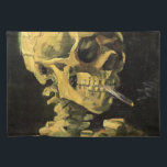 Cigarette van Vincent van Gogh Placemat<br><div class="desc">De schedel met Burning Cigarette van Vincent van Gogh is een fijne kunstpost van impressionisme, die nog steeds het leven schildert. Een portret van het roken van het menselijk skelet. Geweldig afbeelding voor antirookproducten. Roken doodt elk jaar 1.000 mensen, helpt iemand om vandaag met roken te stoppen. Geweldig afbeelding voor...</div>