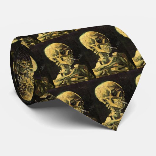 Cigarette van Vincent van Gogh Stropdas (Opgerold)