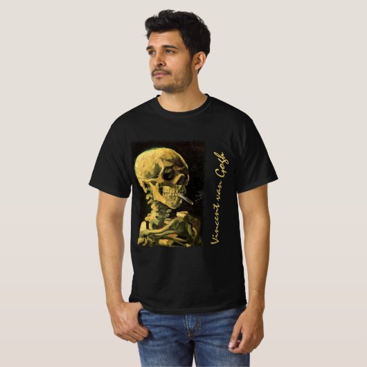 Cigarette van Vincent van Gogh T-shirt (Voorkant volledig)