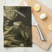 Cigarette van Vincent van Gogh Theedoek (Quarter Fold)