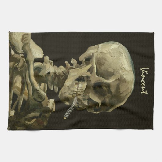 Cigarette van Vincent van Gogh Theedoek (Horizontaal)