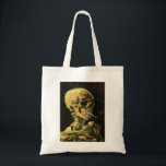 Cigarette van Vincent van Gogh Tote Bag<br><div class="desc">De schedel met Burning Cigarette van Vincent van Gogh is een fijne kunstpost van impressionisme, die nog steeds het leven schildert. Een portret van het roken van het menselijk skelet. Geweldig afbeelding voor antirookproducten. Roken doodt elk jaar 1.000 mensen, helpt iemand om vandaag met roken te stoppen. Geweldig afbeelding voor...</div>