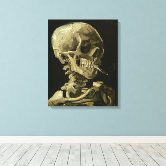 Cigarette verbranden door Van Gogh Canvas Afdruk (Insitu (Houten vloer))