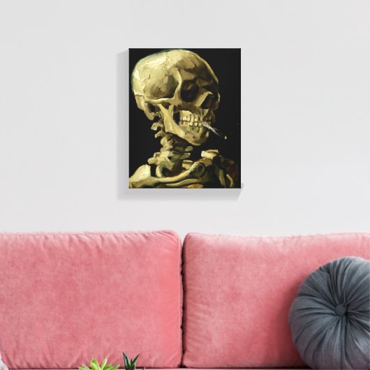 Cigarette verbranden door Van Gogh Canvas Afdruk (Insitu (Woonkamer))