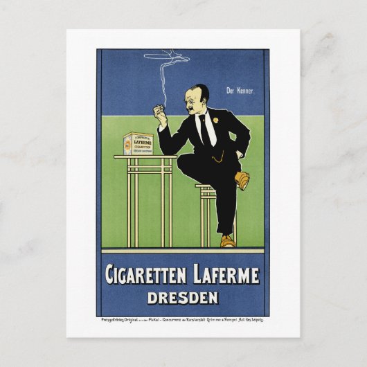 Cigaretten Laferme Briefkaart (Voorkant)