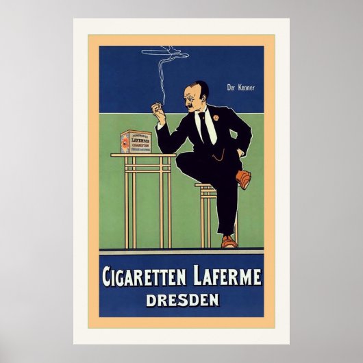 Cigaretten Laferme Dresden ~ Duits Poster (Voorkant)