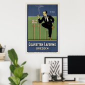 Cigaretten Laferme Dresden Poster (Thuiskantoor)