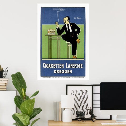 Cigaretten Laferme Poster (Thuiskantoor)