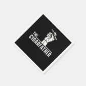 Cigarfather Cigar Smoker Humidor Cigars Lover Gift Servet (Hoek)