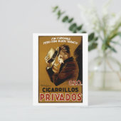 Cigarillos Privados Briefkaart (Staand voorkant)