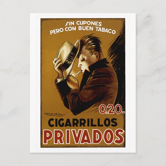 Cigarillos Privados Briefkaart (Voorkant)