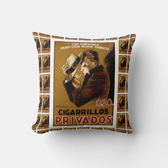 Cigarillos Privados Kussen (Voorkant)