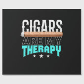 Cigars Are My Therapy Cadeaupapier (Vlak)