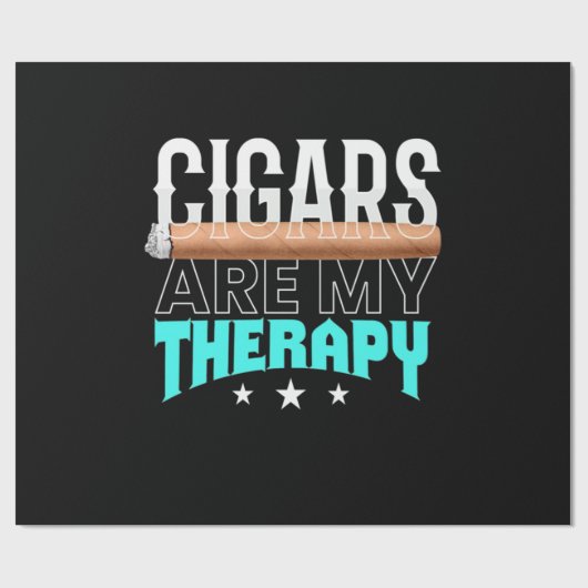 Cigars Are My Therapy Cadeaupapier (Vlak)