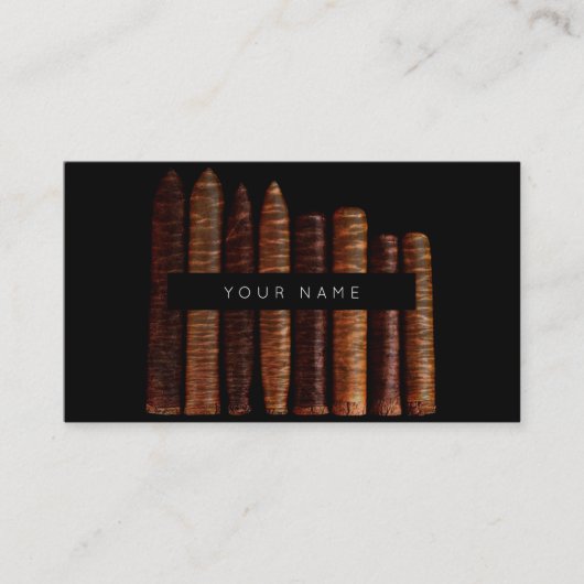Cigars Habana Cuban Black Vip Visitekaartje (Voorkant)