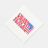 Cigars Whiskey Pistolen and Freedom Servet (Hoek)