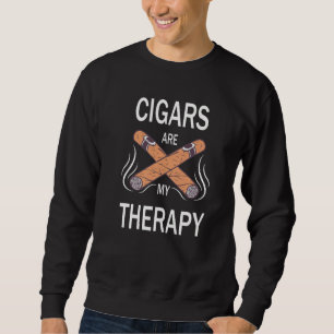 Cigars zijn mijn therapiecigars sigaren die roken trui