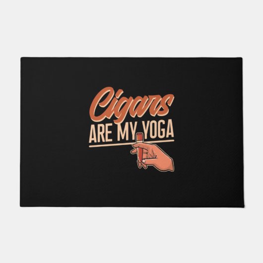 Cigars zijn mijn Yoga Deurmat (Voorkant)