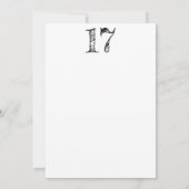 cijfer 17 17 manuscript reus kaart (Achterkant)