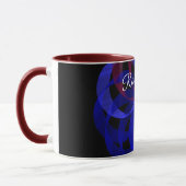 Cijfer 8 Geometrische koffiemok Mok (Links)