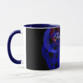 Cijfer 8 Geometrische koffiemok Mok (Links)