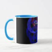 Cijfer 8 Geometrische koffiemok Mok (Links)