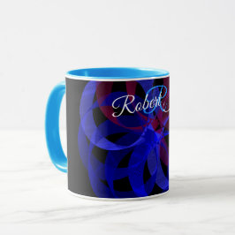 Cijfer 8 Geometrische koffiemok Mok