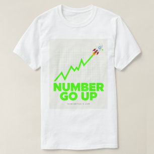 CIJFER GAAT OMHOOG - Bitcoin Heren T-Shirt