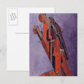 Cijfer-studie - Ontwerp voor beeldhouwkunst Briefkaart (Voorkant / Achterkant)