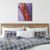 Cijfer-studie - Ontwerp voor beeldhouwkunst Canvas Afdruk (Insitu (Slaapkamer))