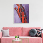 Cijfer-studie - Ontwerp voor beeldhouwkunst Canvas Afdruk (Insitu (Woonkamer))