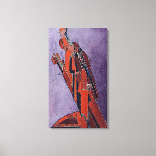 Cijfer-studie - Ontwerp voor beeldhouwkunst Canvas Afdruk (Voorkant)