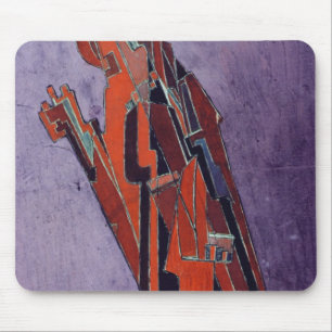 Cijfer-studie - Ontwerp voor beeldhouwkunst Muismat