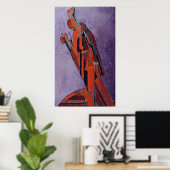 Cijfer-studie - Ontwerp voor beeldhouwkunst Poster (Thuiskantoor)