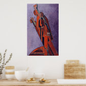 Cijfer-studie - Ontwerp voor beeldhouwkunst Poster (Keuken)