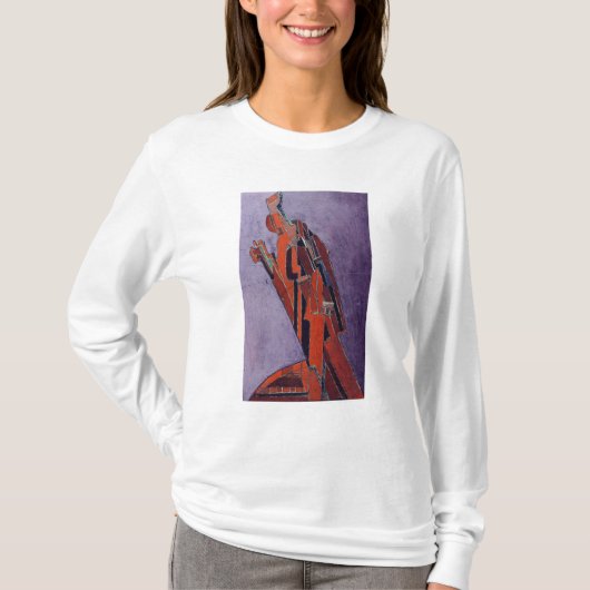 Cijfer-studie - Ontwerp voor beeldhouwkunst T-shirt (Voorkant)