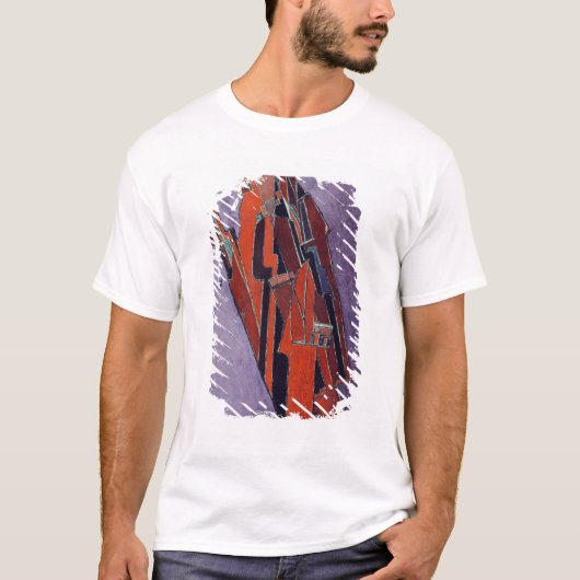 Cijfer-studie - Ontwerp voor beeldhouwkunst T-shirt (Voorkant)