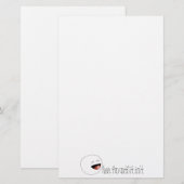 Cijfer van de maatstreep briefpapier (Voorkant / Achterkant)