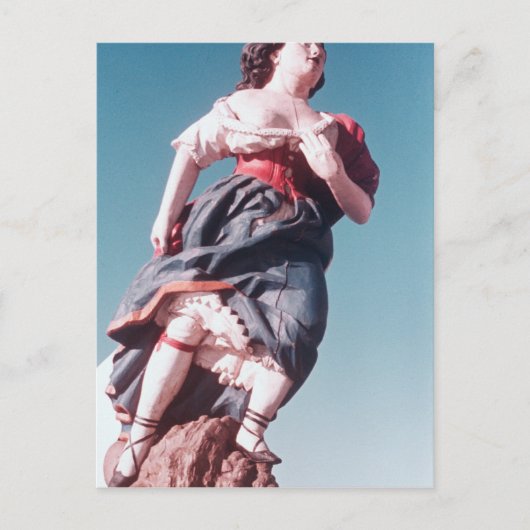 Cijfer van het onbekende zeilschip briefkaart (Voorkant)