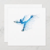 Cijfer wintersportgeschenk kaart (Voorkant / Achterkant)