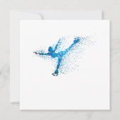 Cijfer wintersportgeschenk kaart (Voorkant)