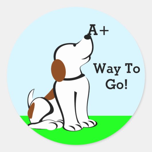 Cijferbeloningsstickers Ronde Sticker (Voorkant)