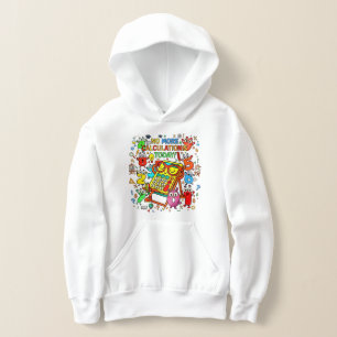 Cijferdag Kinderen Hoodie Leuke Kleurrijke Cijfe