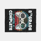 Cijferniveau Compleet Gamer 8e klas afstudeergesch Fleece Deken (Voorkant (Horizontaal))
