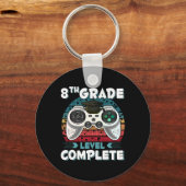 Cijferniveau Compleet Gamer 8e klas afstudeergesch Sleutelhanger (Voorkant)