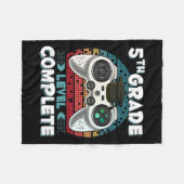 Cijferniveau Complete Gamer 5e klas afstudeergesch Fleece Deken (Voorkant (Horizontaal))