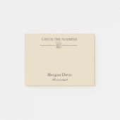 Cijfers Administratie Financieel kantoor Post-it® Notes (Voorkant)