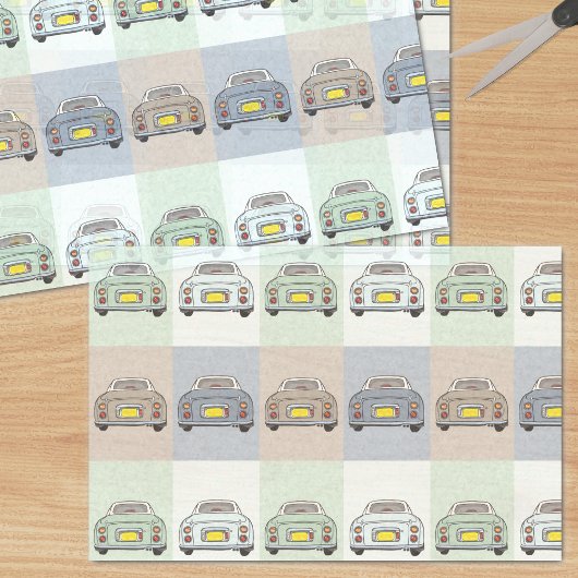 Cijfers Car Car Seizoenpapier Tissuepapier